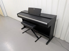 Load image into Gallery viewer, Yamaha Arius YDP-142 Digital Piano + folding stool in satin black stock #26380
