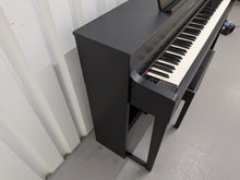 Load image into Gallery viewer, Yamaha Clavinova CLP-575 digital piano and stool in satin black finish stock #26357

