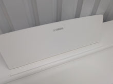 Load image into Gallery viewer, Yamaha Arius YDP-145 digital piano and stool in satin white finish stock nr 26400
