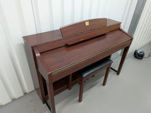 Load image into Gallery viewer, YAMAHA CLAVINOVA CLP-370M DIGITAL PIANO + STOOL IN MAHOGANY stock nr 26384
