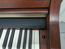 Load image into Gallery viewer, YAMAHA CLAVINOVA CLP-370M DIGITAL PIANO + STOOL IN MAHOGANY stock nr 26384
