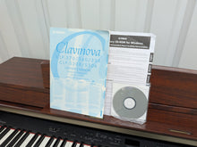 Load image into Gallery viewer, YAMAHA CLAVINOVA CLP-370M DIGITAL PIANO + STOOL IN MAHOGANY stock nr 26384
