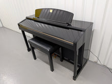 Load image into Gallery viewer, Yamaha Clavinova CLP-170PE Digital Piano glossy black polished ebony stock #26396
