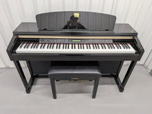 Load image into Gallery viewer, Yamaha Clavinova CLP-170PE Digital Piano glossy black polished ebony stock #26396
