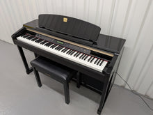 Load image into Gallery viewer, Yamaha Clavinova CLP-170PE Digital Piano glossy black polished ebony stock #26396
