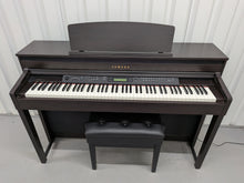 Load image into Gallery viewer, Yamaha Clavinova CLP-480PE digital piano + stool in rosewood stock #26385
