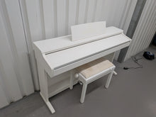 Load image into Gallery viewer, Kawai KDP75 digital piano and stool in satin white finish stock #26409

