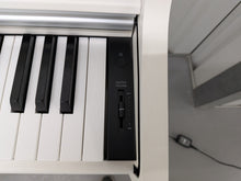 Load image into Gallery viewer, Kawai KDP75 digital piano and stool in satin white finish stock #26409
