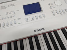 Load image into Gallery viewer, Yamaha DGX-660 in white 88 Key Weighted Keys Portable Grand, stand stock # 26391
