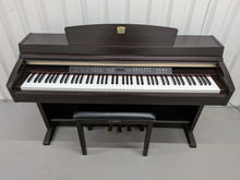 Load image into Gallery viewer, Yamaha Clavinova CLP-230 digital piano and stool in dark rosewood stock #26407
