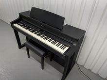 Load image into Gallery viewer, Roland HP207e professional Digital Piano + stool in satin black stock # 26389

