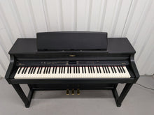 Load image into Gallery viewer, Roland HP207e professional Digital Piano + stool in satin black stock # 26389
