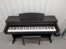 Load image into Gallery viewer, Roland HP103e digital piano and stool in dark rosewood finish stock number 26392
