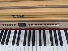 Load image into Gallery viewer, Roland HP-2e digital piano in light oak finish stock number 26393
