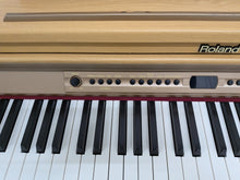 Load image into Gallery viewer, Roland HP-2e digital piano in light oak finish stock number 26393
