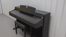 Load and play video in Gallery viewer, Yamaha Clavinova CLP-340 Digital Piano and stool in dark rosewood stock # 24137
