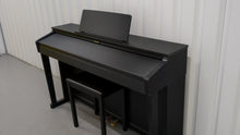 Load and play video in Gallery viewer, Roland HP503 digital piano and stool in satin black finish stock number 25308

