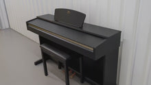 Load and play video in Gallery viewer, Yamaha Arius YDP-161 digital piano and stool in satin black finish stock number 24151
