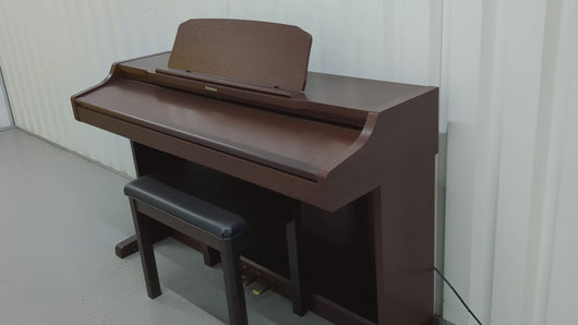 TECHNICS SX-PX552 DIGITAL PIANO AND STOOL IN MAHOGANY stock number 244 –  Sulinda Music