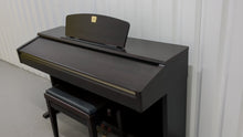 Load and play video in Gallery viewer, Yamaha Clavinova CLP-120 Digital Piano and stool in dark rosewood stock #25295
