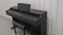 Load and play video in Gallery viewer, Yamaha Arius YDP-163 Digital Piano and stool in satin black, clavinova keyboard stock # 24421
