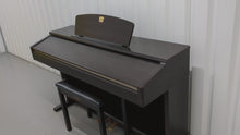 Load and play video in Gallery viewer, Yamaha Clavinova CLP-120 Digital Piano and stool in dark rosewood stock #24346
