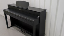 Load and play video in Gallery viewer, Yamaha Clavinova CLP-535 digital piano in satin black finish stock # 25276
