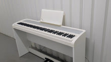 Load and play video in Gallery viewer, Korg B1 digital piano / keyboard with stand and 3 pedals in white stock # 25290
