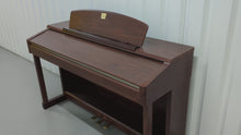 Load and play video in Gallery viewer, Yamaha Clavinova CLP-150 digital piano in mahogany finish stock #24152
