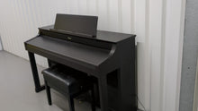 Load and play video in Gallery viewer, Roland HP307 Digital Piano and stool in dark rosewood finish Stock #25284
