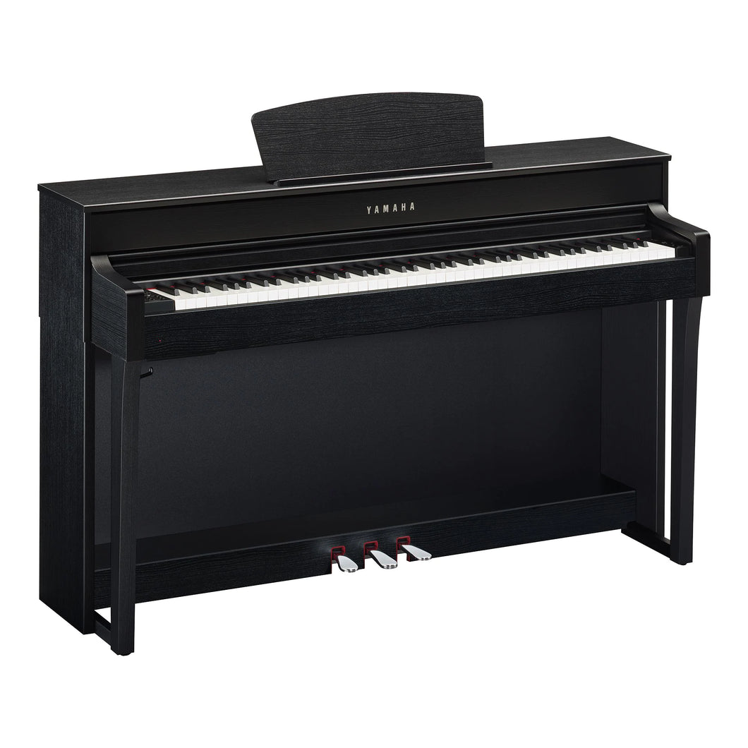 Yamaha Clavinova CLP-635 CLP-635B Digital Piano in satin black stock # 22228