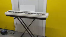Load and play video in Gallery viewer, Roland FP30 88 Key Weighted Keys Portable white piano with stand and pedal stock # 23101
