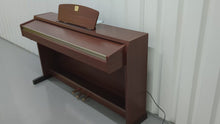 Load and play video in Gallery viewer, Yamaha Clavinova CLP-220 Digital Piano in mahogany finish, stock no 23099
