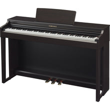 Load image into Gallery viewer, Yamaha Clavinova CLP-525 in satin black colour with matching stool - used
