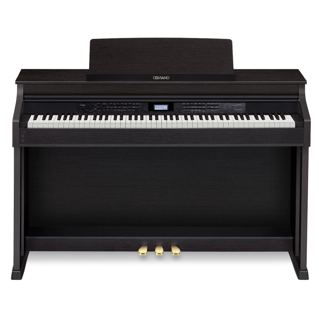 Casio Celviano AP-650M Digital Piano in satin black Full size . Stock no 22326