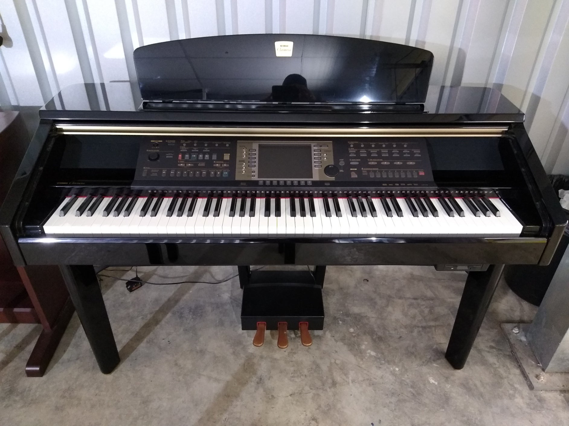 Yamaha Clavinova CVP-209 in Polished Ebony with matching stool. stock –  Sulinda Music