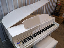 Load image into Gallery viewer, Yamaha Clavinova CLP-665GP in polished glossy white + matching stool
