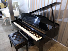 Load image into Gallery viewer, Yamaha Clavinova CLP-565GP in polished glossy black + matching stool.
