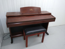 Load image into Gallery viewer, Yamaha Clavinova CVP-103 Digital Piano with stool in mahogany stock nr 22098
