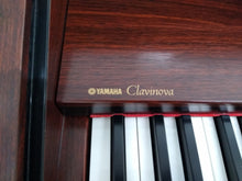 Load image into Gallery viewer, Yamaha Clavinova CVP-205 in mahogany with big speakers in base stock nr 22102
