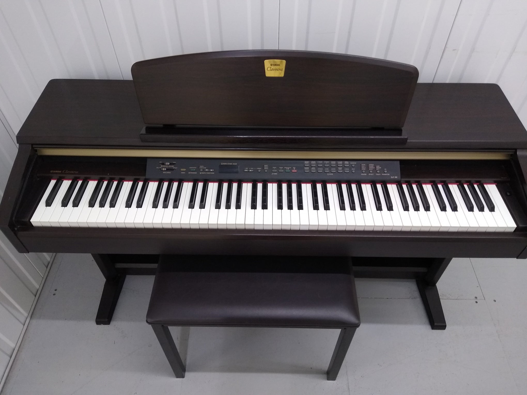 Yamaha Clavinova CLP-130 Digital Piano and stool in rosewood stock