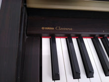 Load image into Gallery viewer, Yamaha Clavinova CLP-130 Digital Piano and stool in rosewood stock number 22327
