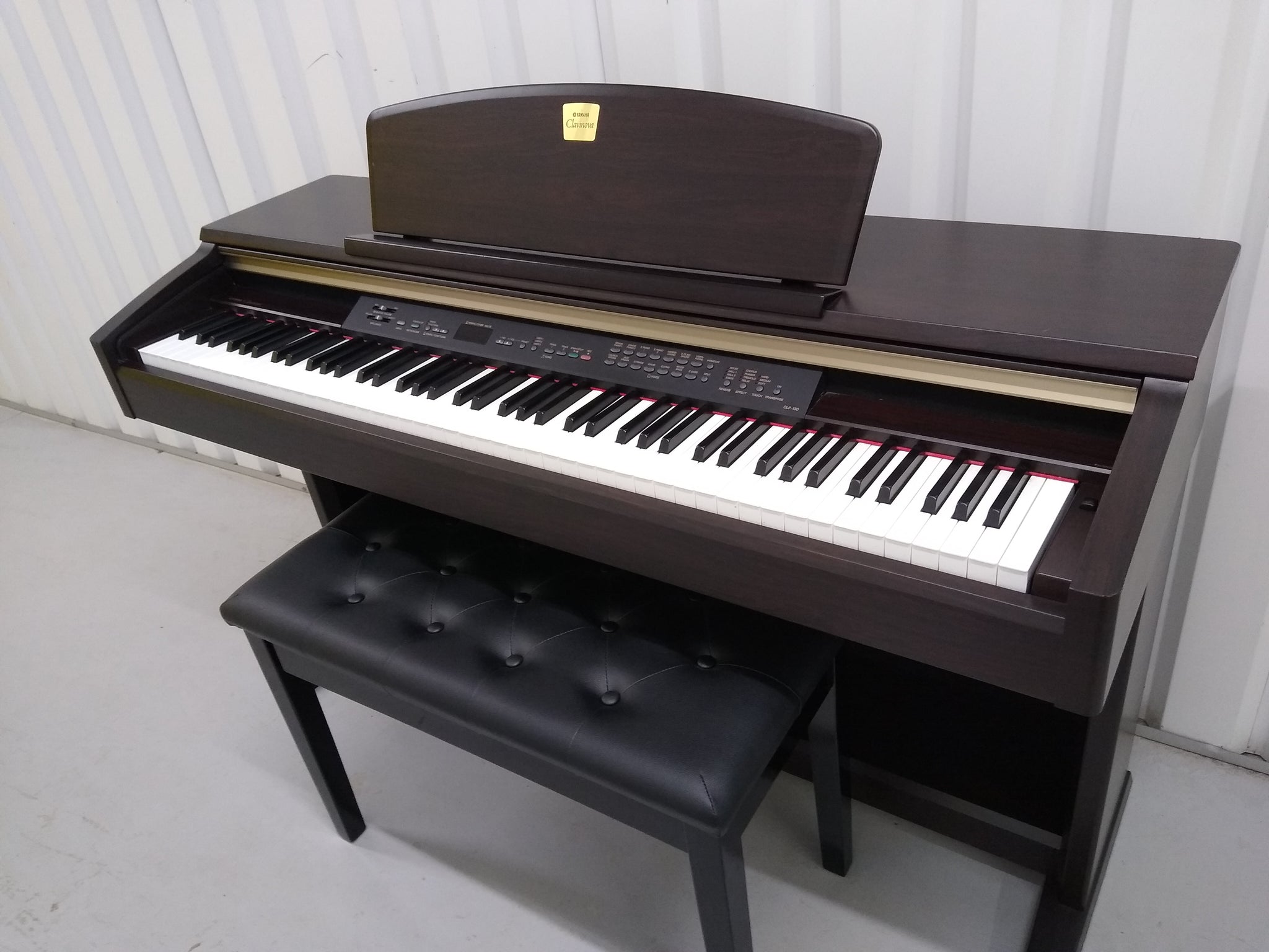 Yamaha Clavinova CLP-130 Digital Piano and stool in rosewood stock num –  Sulinda Music