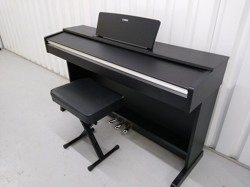 Yamaha Arius YDP-142B Digital Piano in black weighted keys stock number 22140