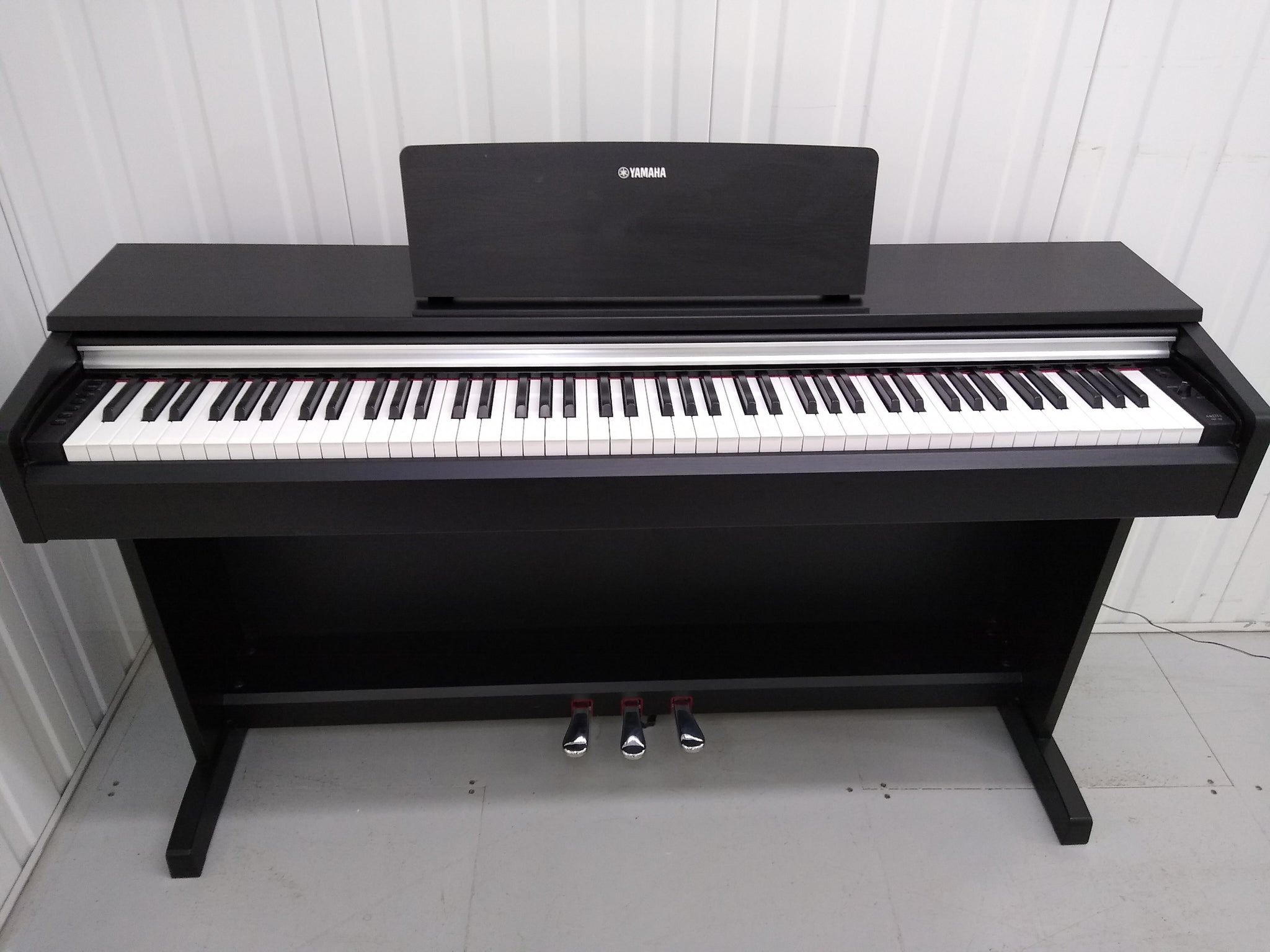 Yamaha Arius YDP-142B Digital Piano in black weighted keys stock numbe –  Sulinda Music