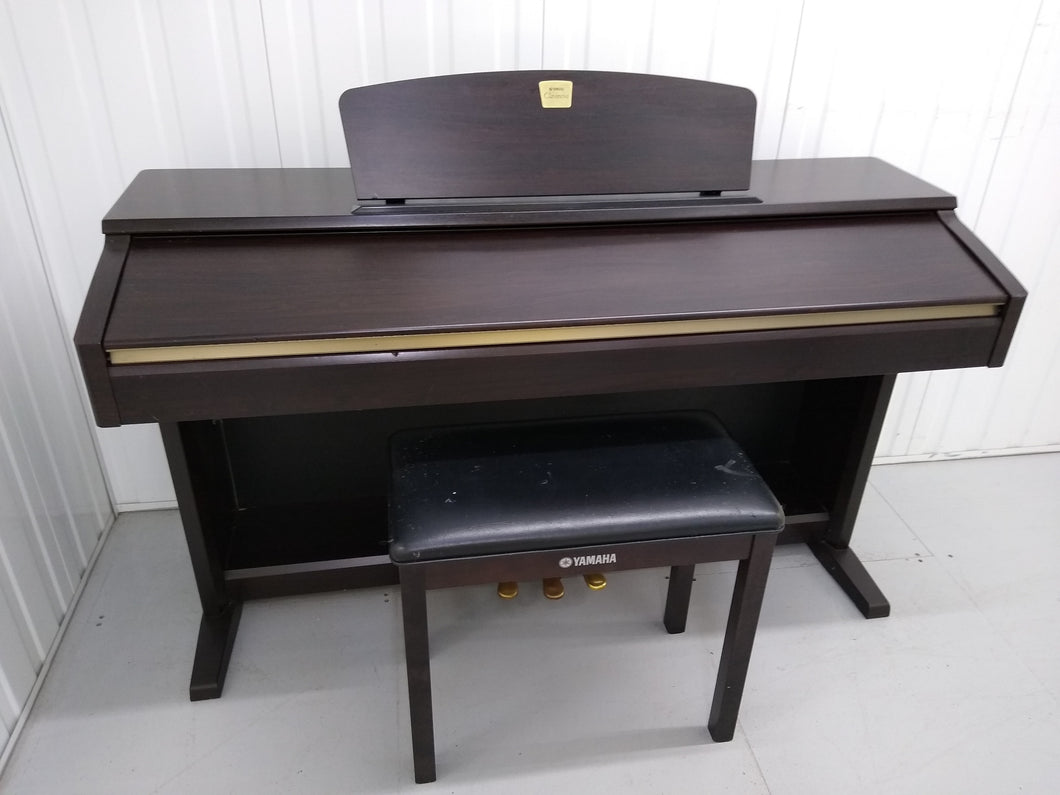Yamaha Clavinova CLP-120 Digital Piano and stool Full Size 88 keys stock # 22157