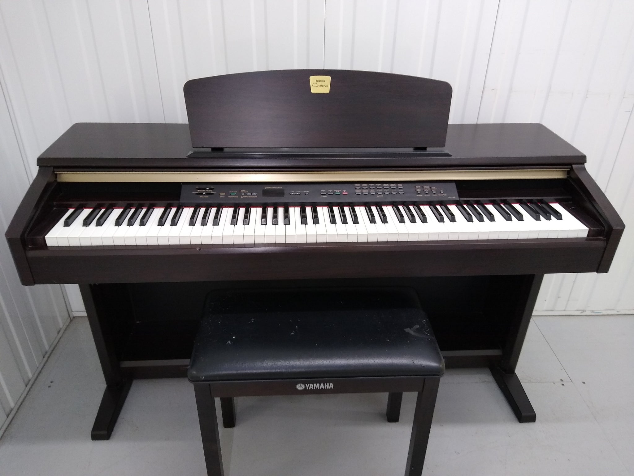 Yamaha Clavinova CLP-120 Digital Piano and stool Full Size 88 keys