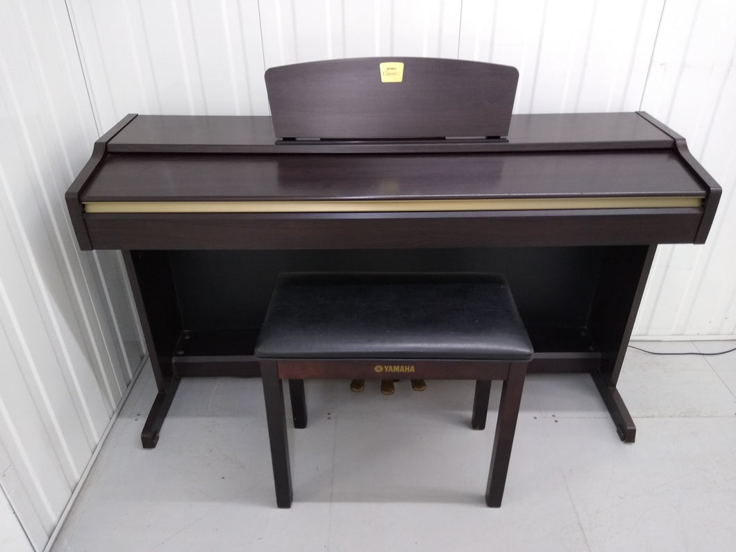Yamaha Clavinova CLP-115 Digital Piano abd stool in rosewood stock no 22159