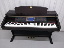 Load image into Gallery viewer, Yamaha Clavinova CVP-205 in rosewood with big speakers in base stock nr 22176

