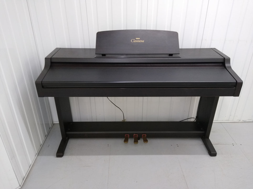 Yamaha Clavinova CLP-411 Digital Piano Full Size 88 keys 3 pedals stock # 22219